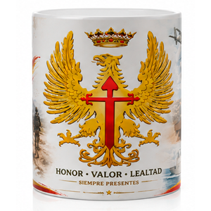 Taza Premium Ejército de Tierra – Honor, Valor y Lealtad