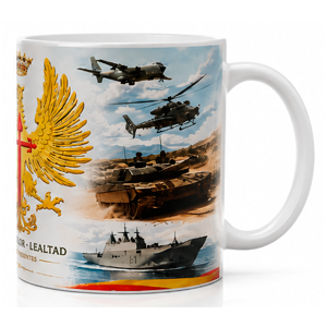 Taza Premium Ejército de Tierra – Honor, Valor y Lealtad