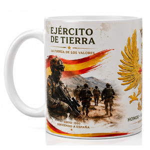 Taza Premium Ejército de Tierra – Honor, Valor y Lealtad