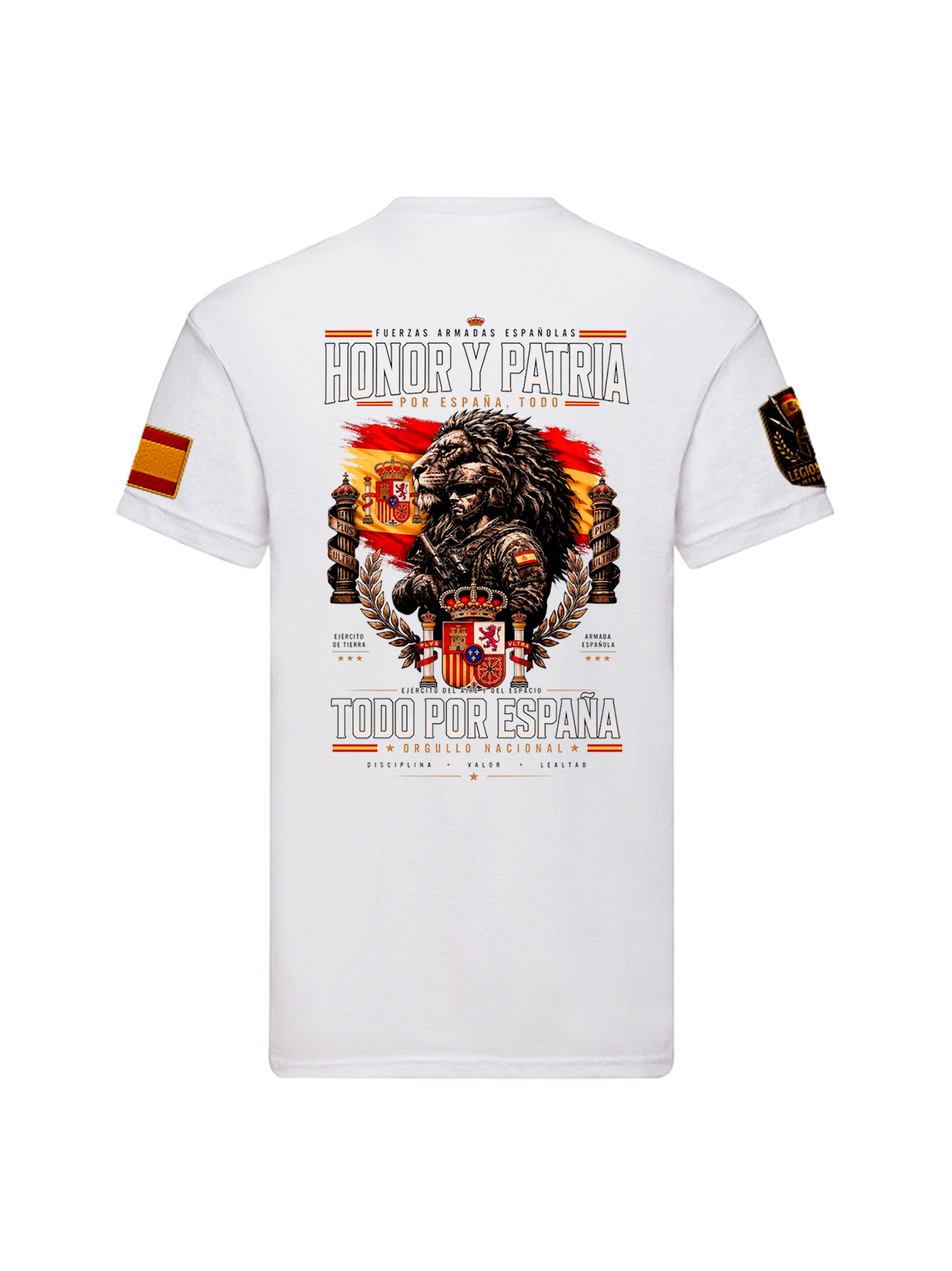 Camiseta Honor y Patria – Todo por España - Edición Exclusiva
