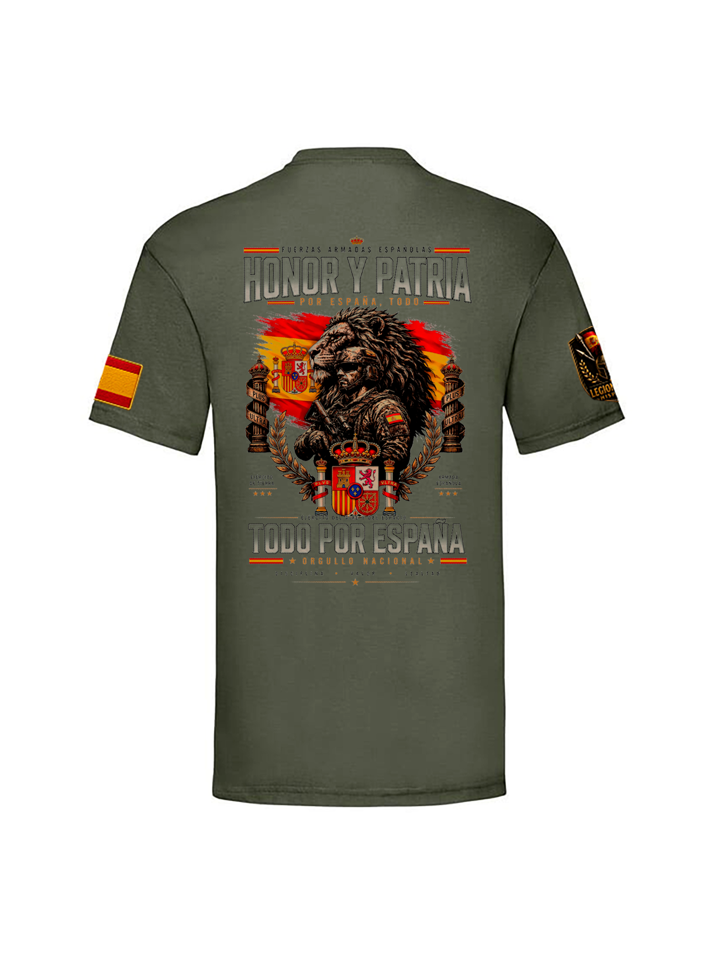 Camiseta Honor y Patria – Todo por España - Edición Exclusiva