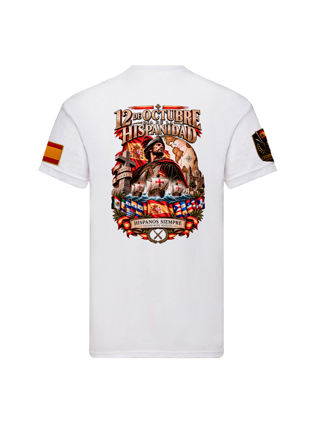 Camiseta 12 de Octubre – Día de la Hispanidad | Hispanos Siempre