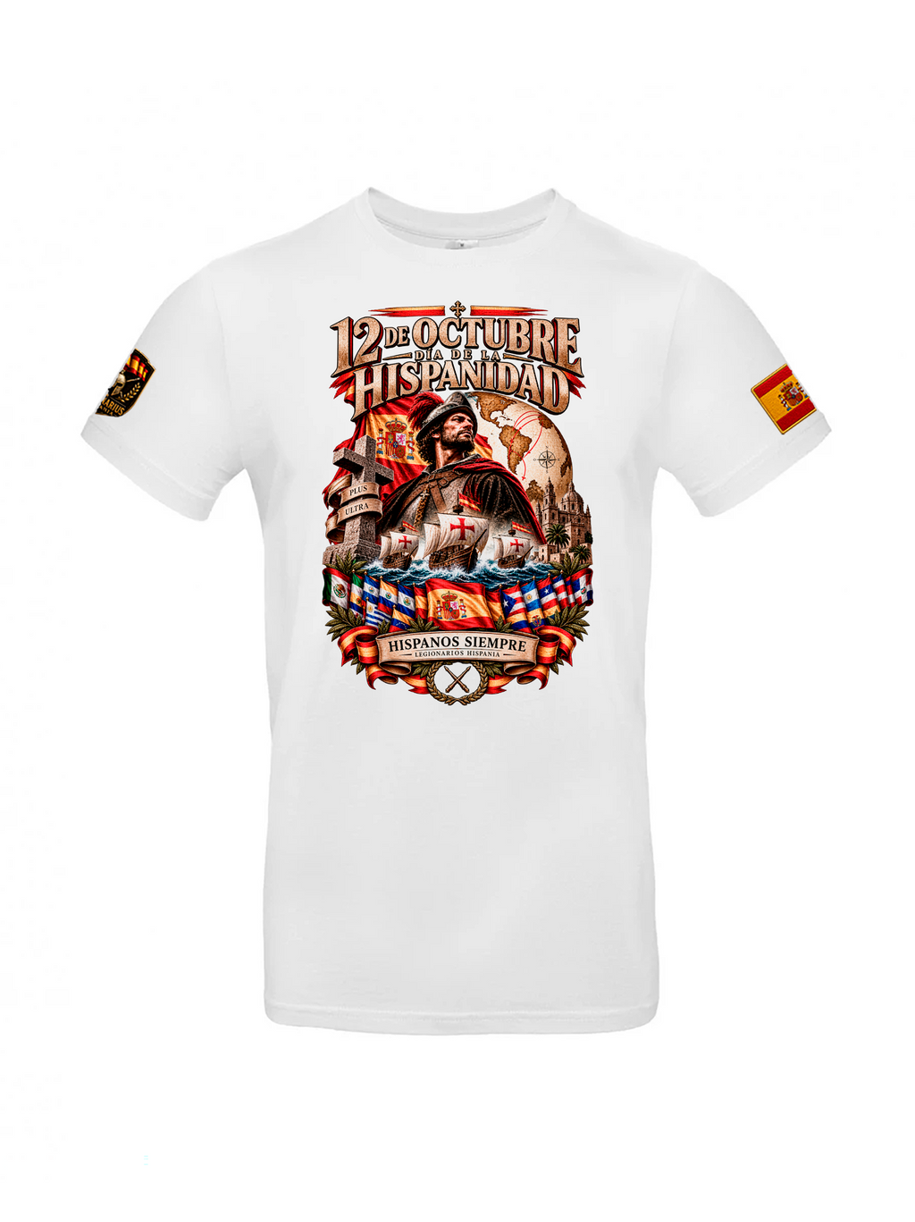 Camiseta 12 de Octubre – Día de la Hispanidad | Hispanos Siempre