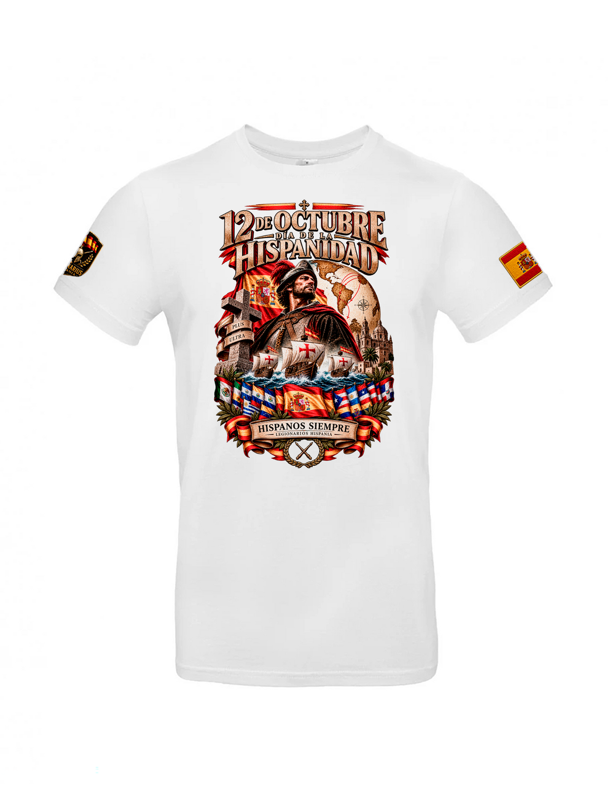 Camiseta 12 de Octubre – Día de la Hispanidad | Hispanos Siempre