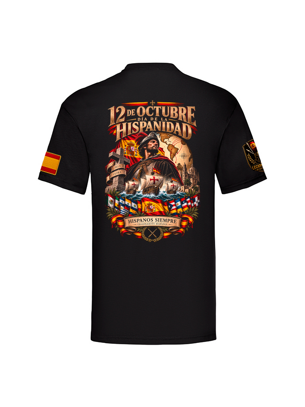 Camiseta 12 de Octubre – Día de la Hispanidad | Hispanos Siempre