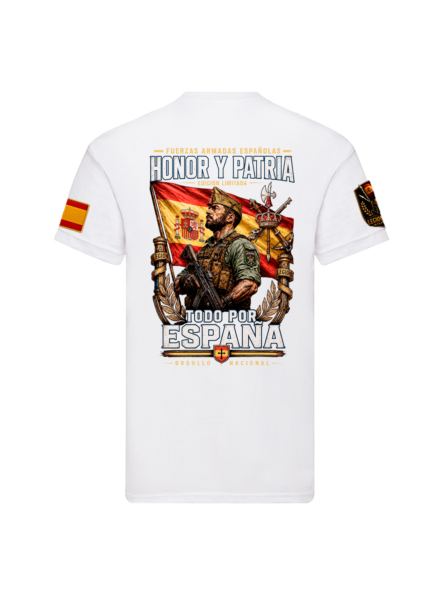 Camiseta Honor y Patria Todo por España - LEGIONARIO| Edición Premium | Legionarius Hispania