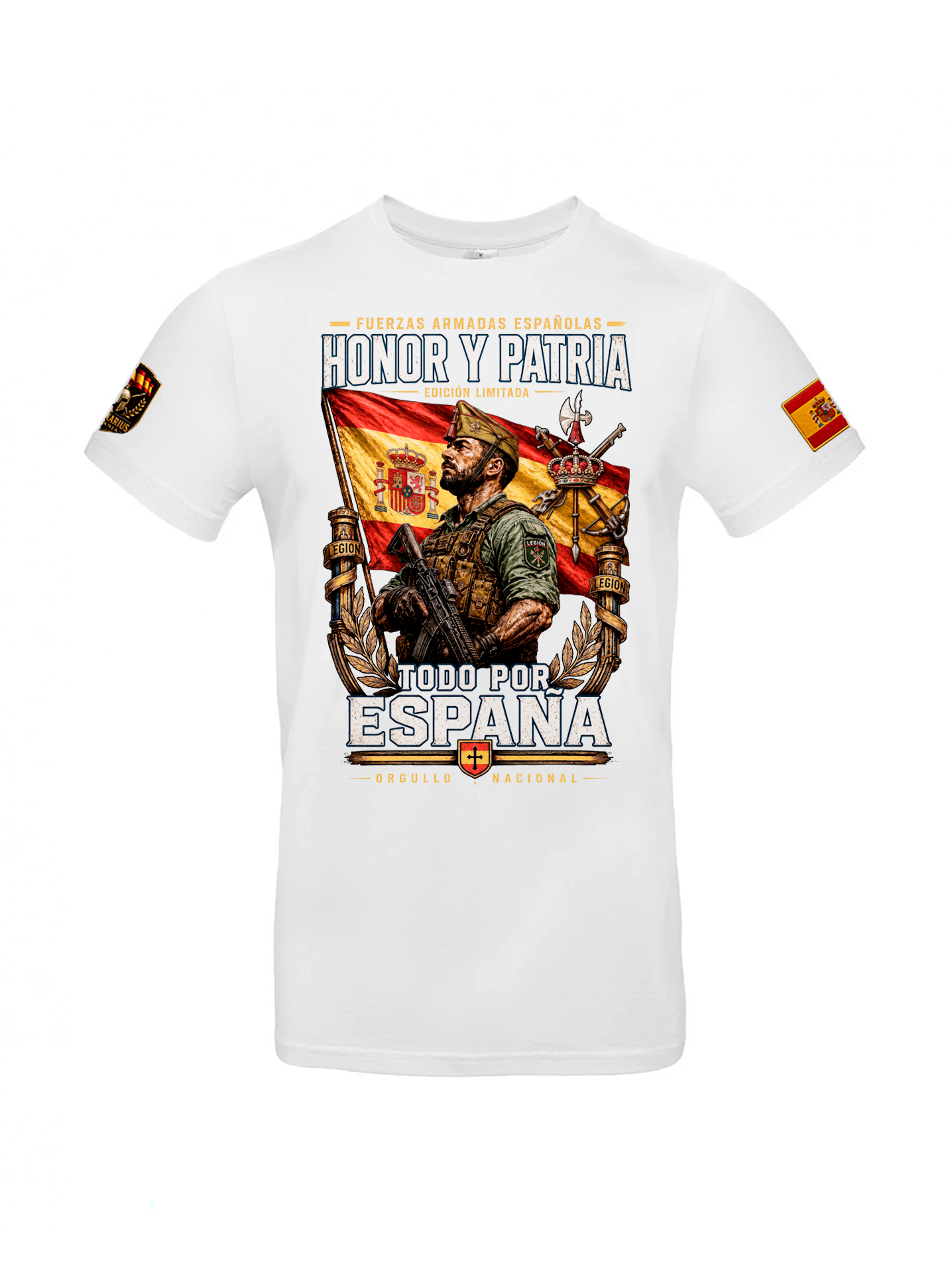 Camiseta Honor y Patria Todo por España - LEGIONARIO| Edición Premium | Legionarius Hispania