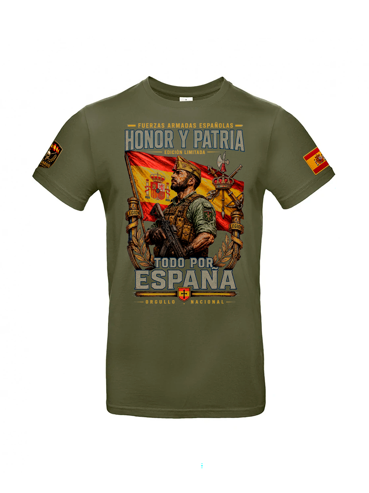 Camiseta Honor y Patria Todo por España - LEGIONARIO| Edición Premium | Legionarius Hispania