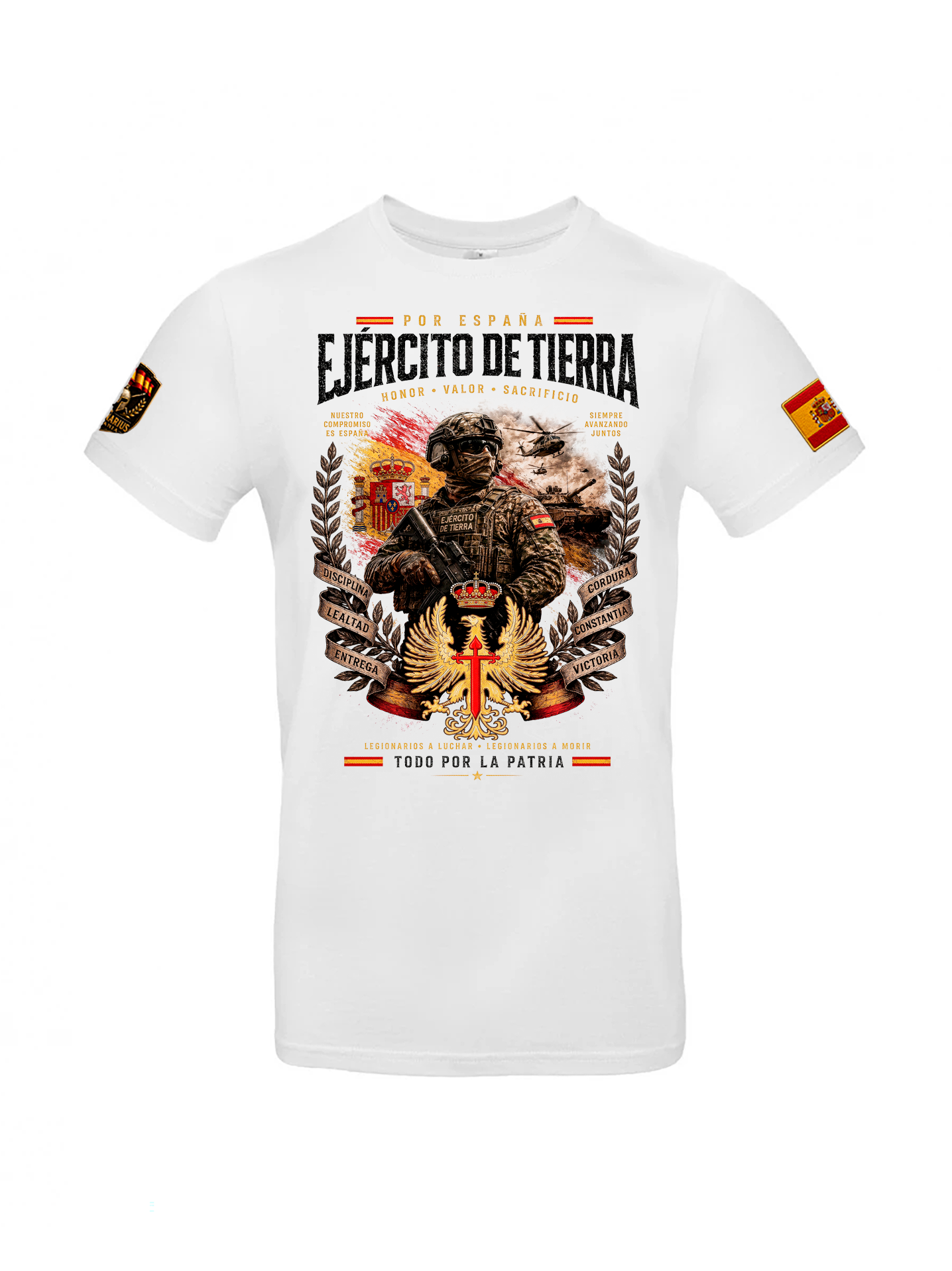 Camiseta Ejército de Tierra – Honor, Valor y Sacrificio - Edición Exclusiva