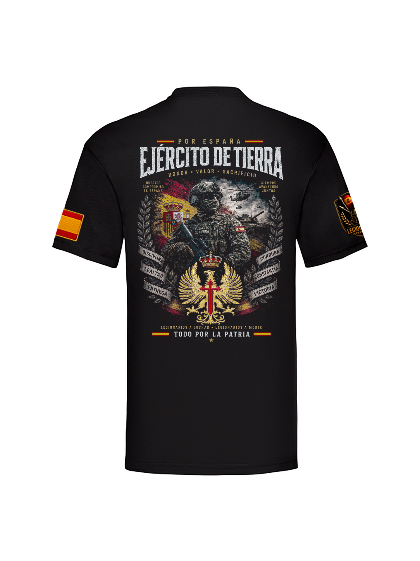 Camiseta Ejército de Tierra – Honor, Valor y Sacrificio - Edición Exclusiva