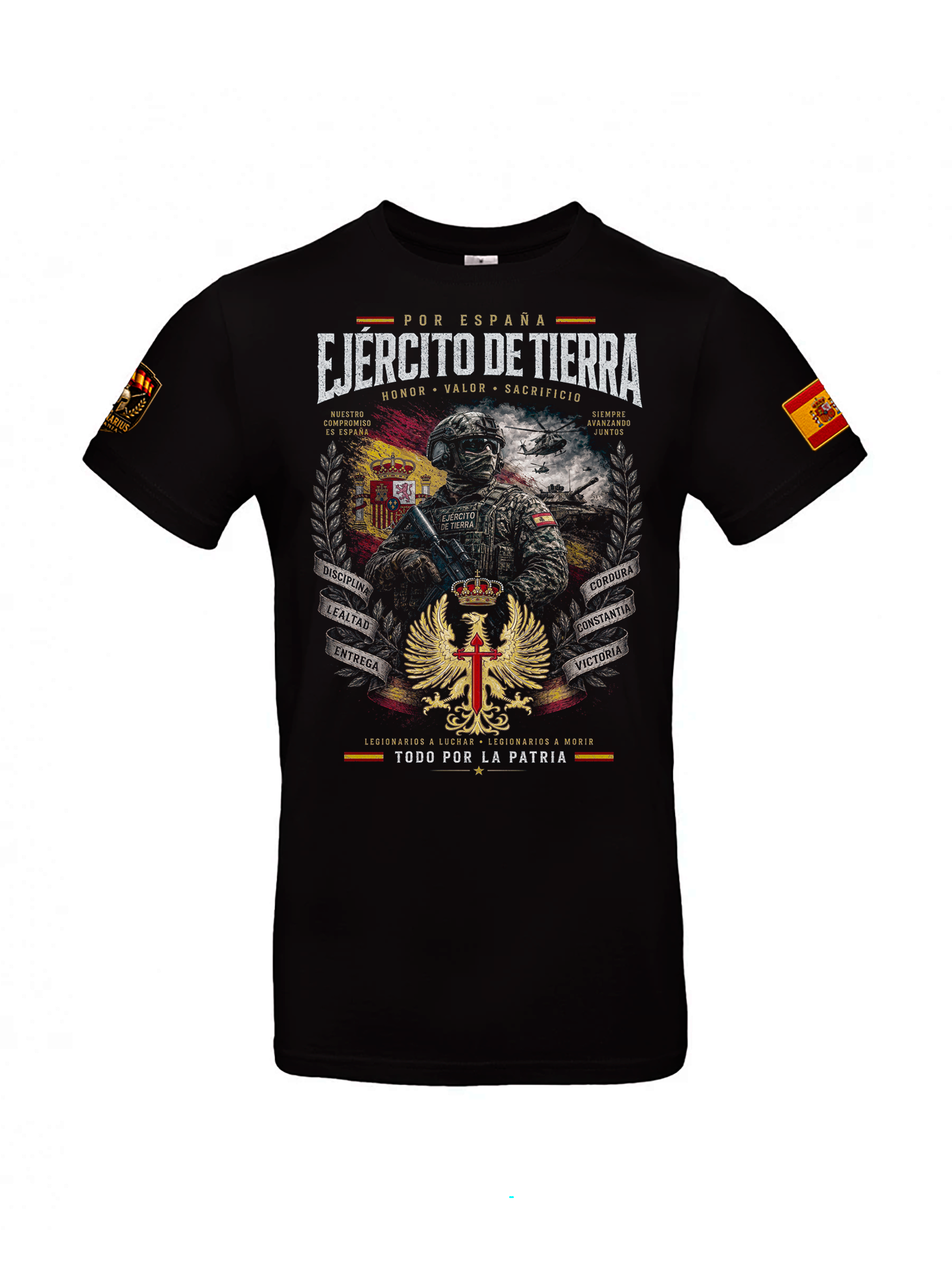 Camiseta Ejército de Tierra – Honor, Valor y Sacrificio - Edición Exclusiva