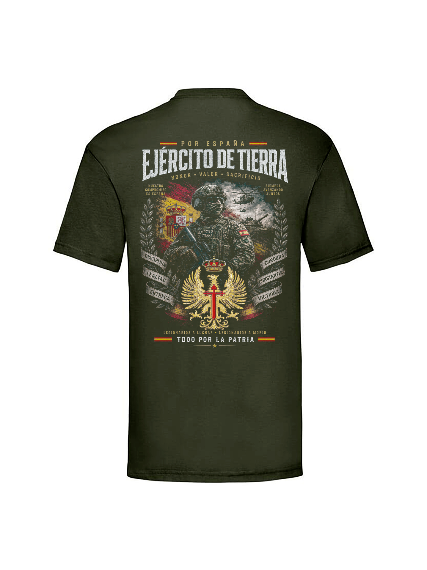 Camiseta Ejército de Tierra – Honor, Valor y Sacrificio - Edición Exclusiva
