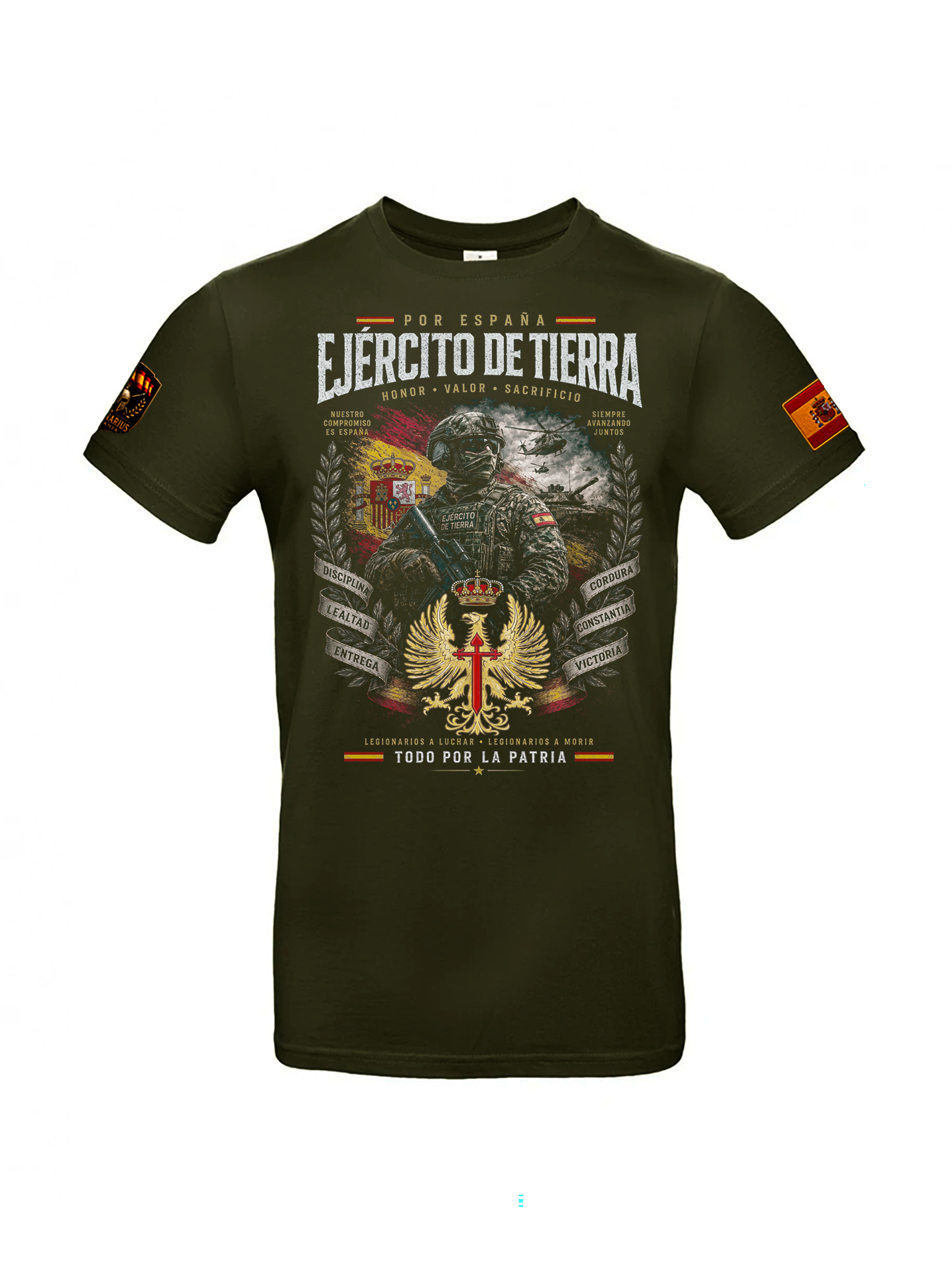 Camiseta Ejército de Tierra – Honor, Valor y Sacrificio - Edición Exclusiva