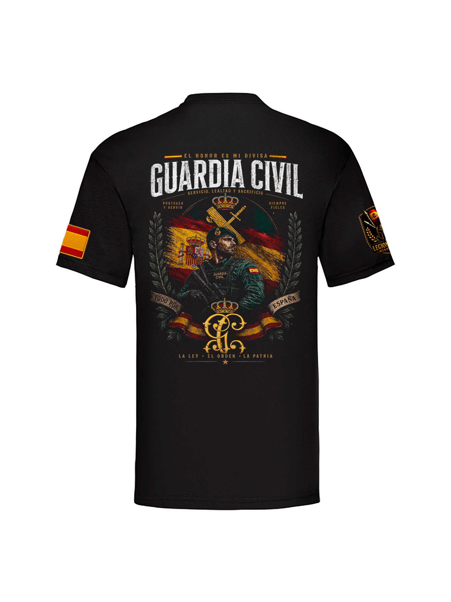 Camiseta Guardia Civil – Honor, Servicio y Sacrificio - Edición Exclusiva