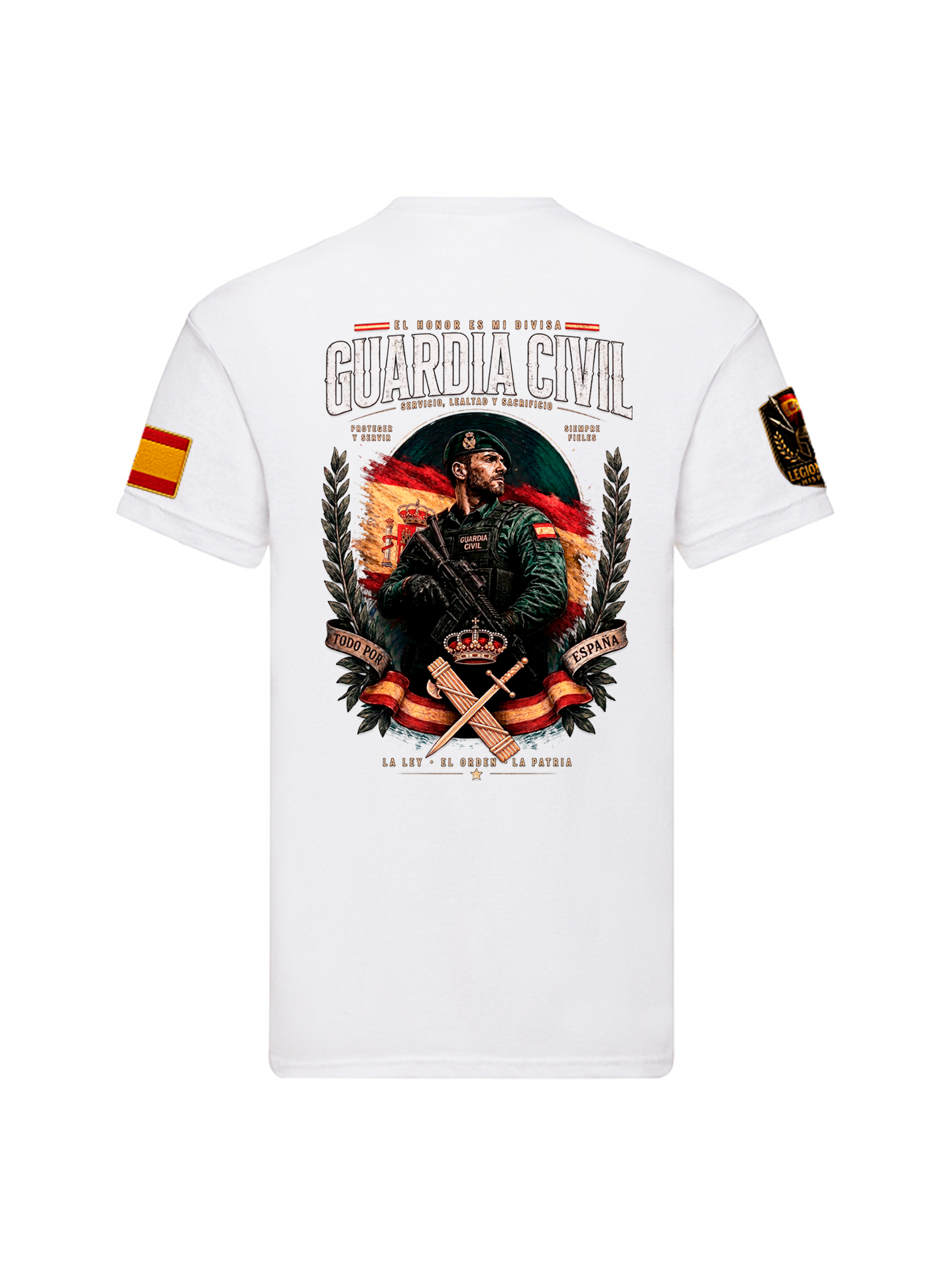 Camiseta Guardia Civil – Honor, Servicio y Sacrificio - Edición Exclusiva