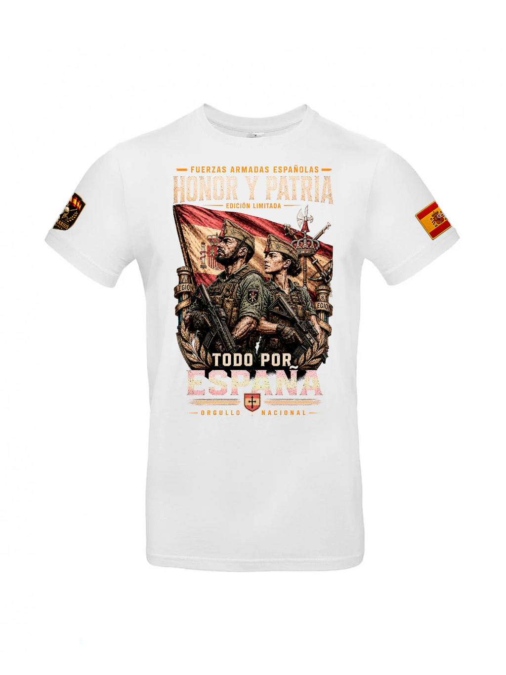 Camiseta Honor y Patria Todo por España - LEGIONARIOS | Edición Premium | Legionarius Hispania