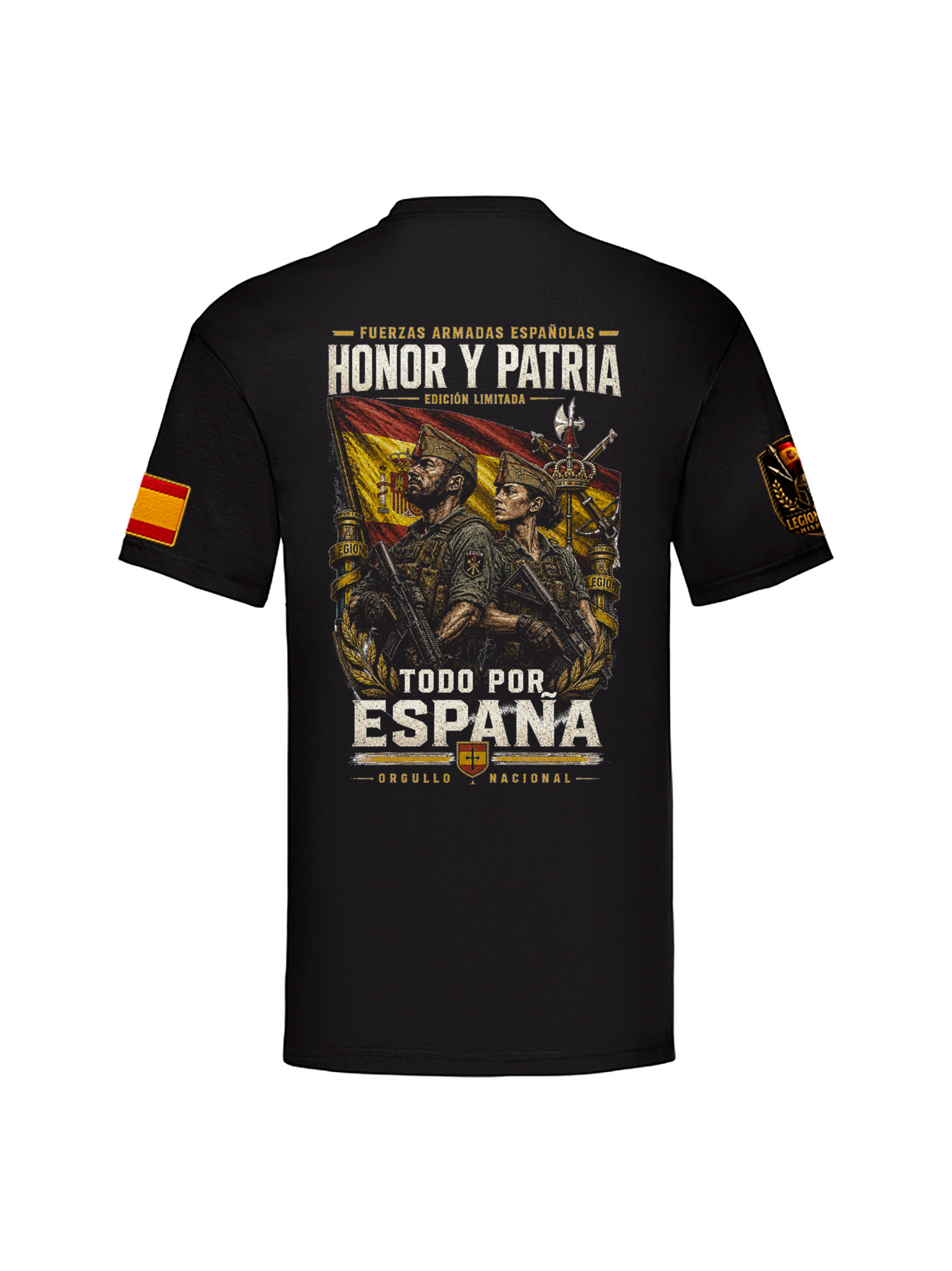 Camiseta Honor y Patria Todo por España - LEGIONARIOS | Edición Premium | Legionarius Hispania