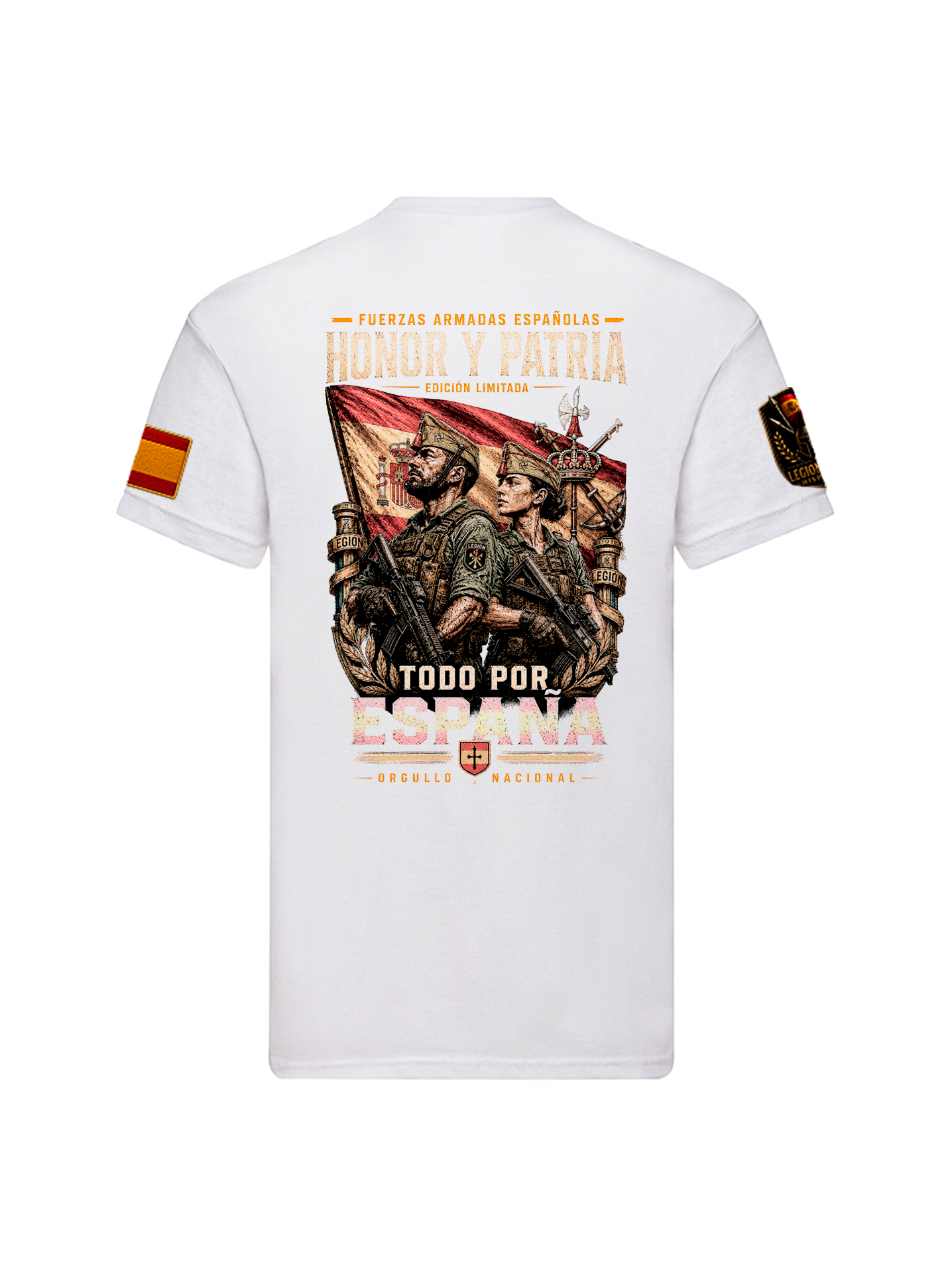 Camiseta Honor y Patria Todo por España - LEGIONARIOS | Edición Premium | Legionarius Hispania