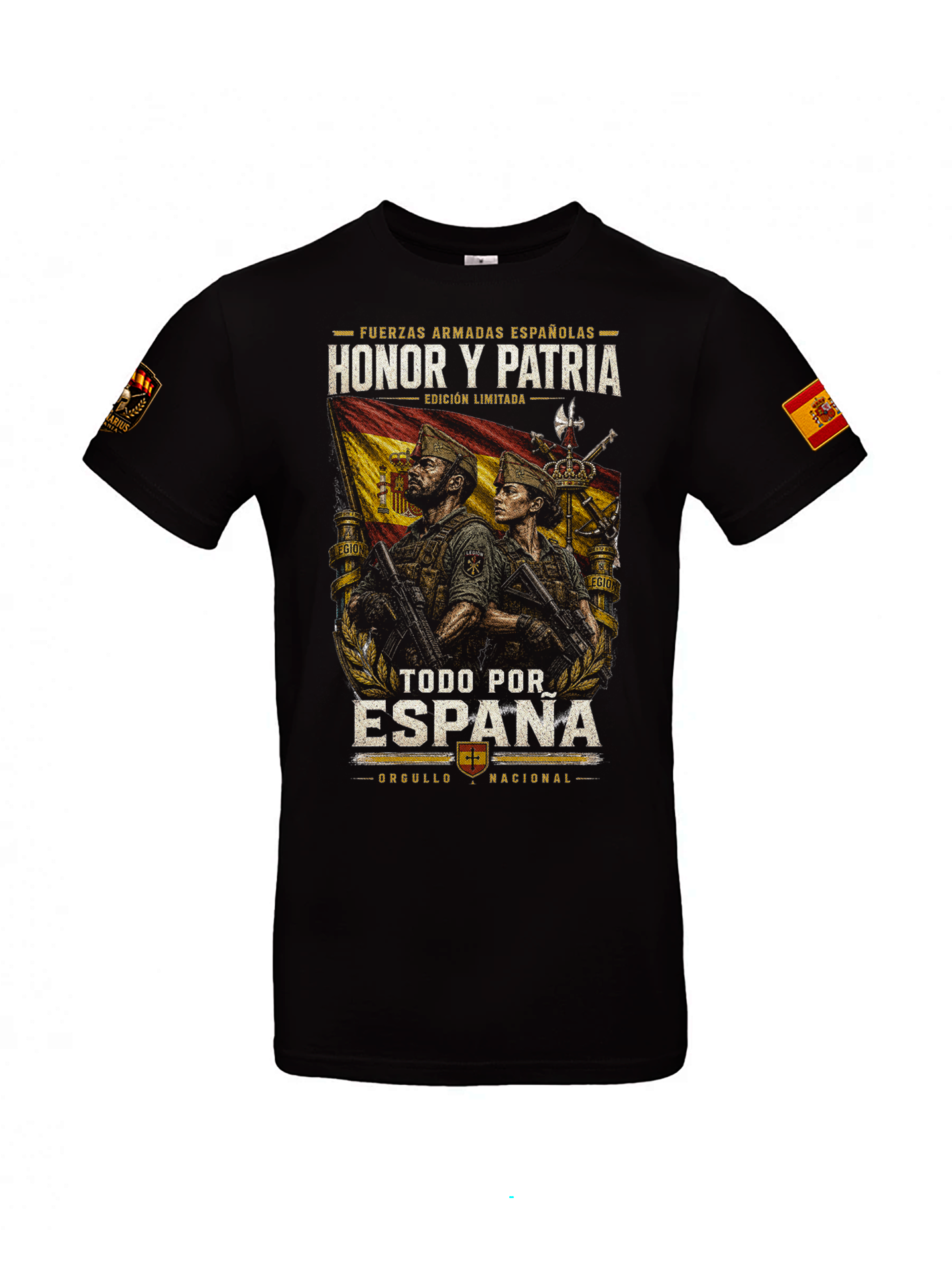 Camiseta Honor y Patria Todo por España - LEGIONARIOS | Edición Premium | Legionarius Hispania