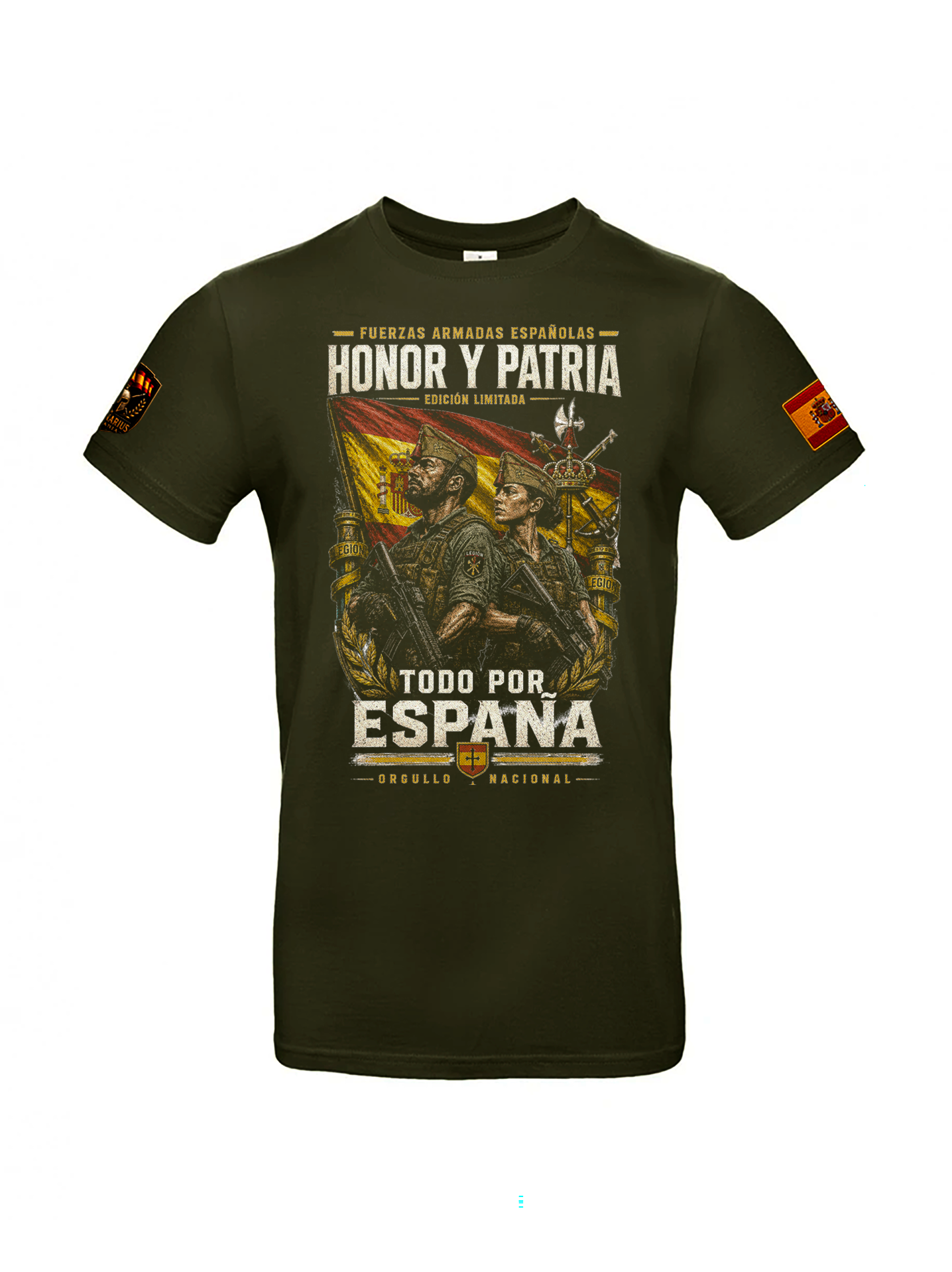 Camiseta Honor y Patria Todo por España - LEGIONARIOS | Edición Premium | Legionarius Hispania