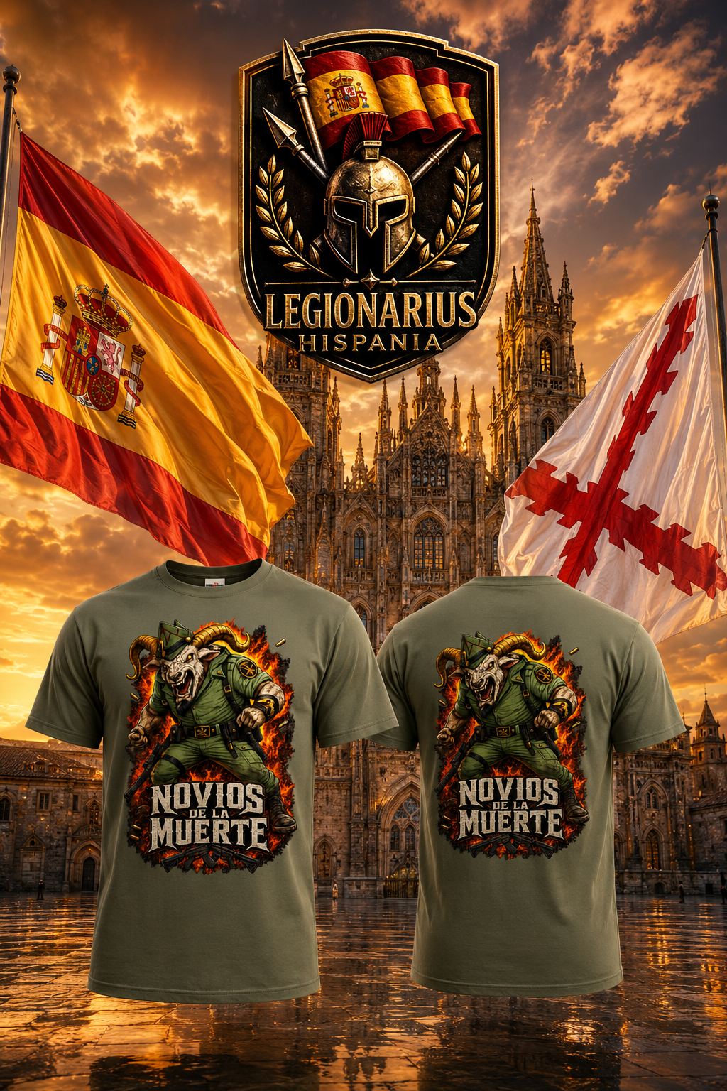 Pack 3 Camisetas Novios de la Muerte — Edición Limitada