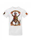 Camiseta Legionarios a Luchar nuevo diseño, pecho, color blanco