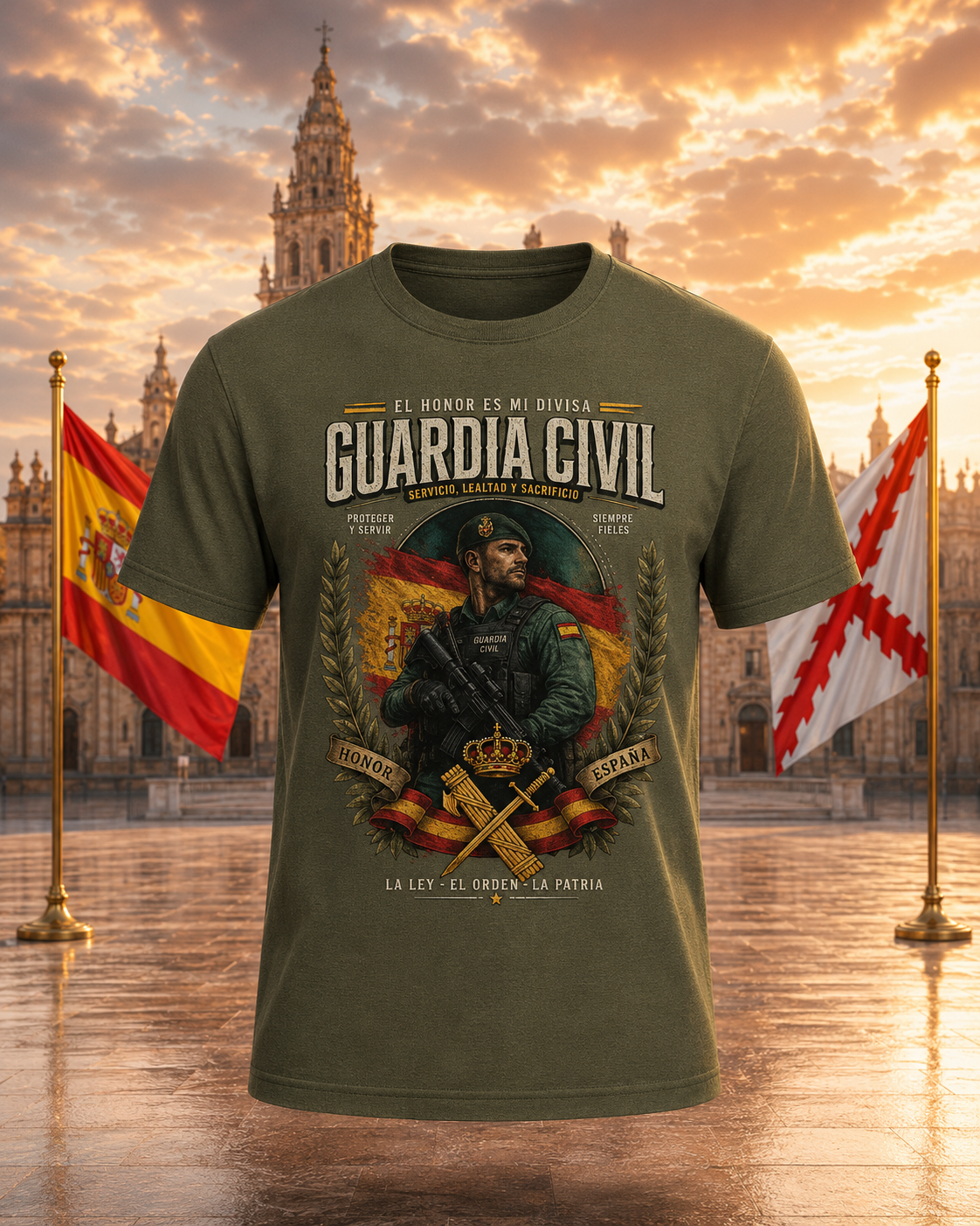 Camiseta Guardia Civil – El Honor es mi Divisa - Edición Exclusiva