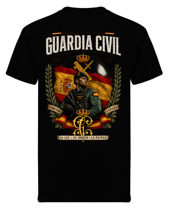 Camiseta Guardia Civil – Honor, Servicio y Sacrificio - Edición Exclusiva