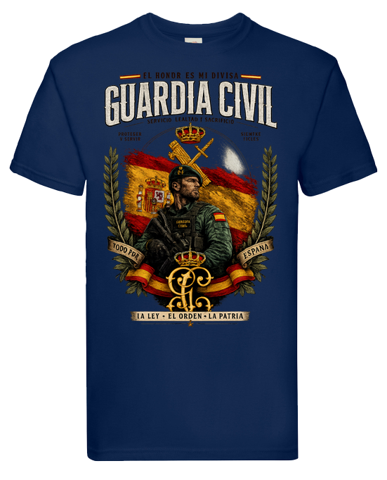 Camiseta Guardia Civil – Honor, Servicio y Sacrificio - Edición Exclusiva
