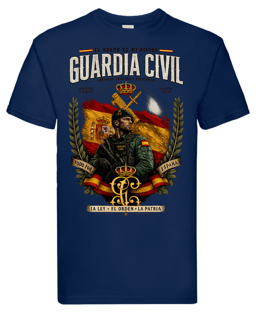 Camiseta Guardia Civil – Honor, Servicio y Sacrificio - Edición Exclusiva