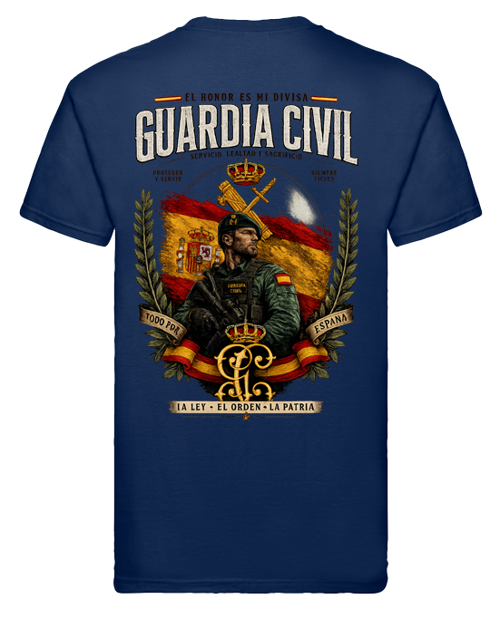 Camiseta Guardia Civil – Honor, Servicio y Sacrificio - Edición Exclusiva