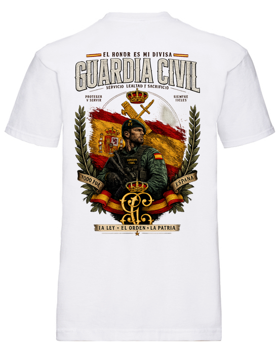 Camiseta Guardia Civil – Honor, Servicio y Sacrificio - Edición Exclusiva