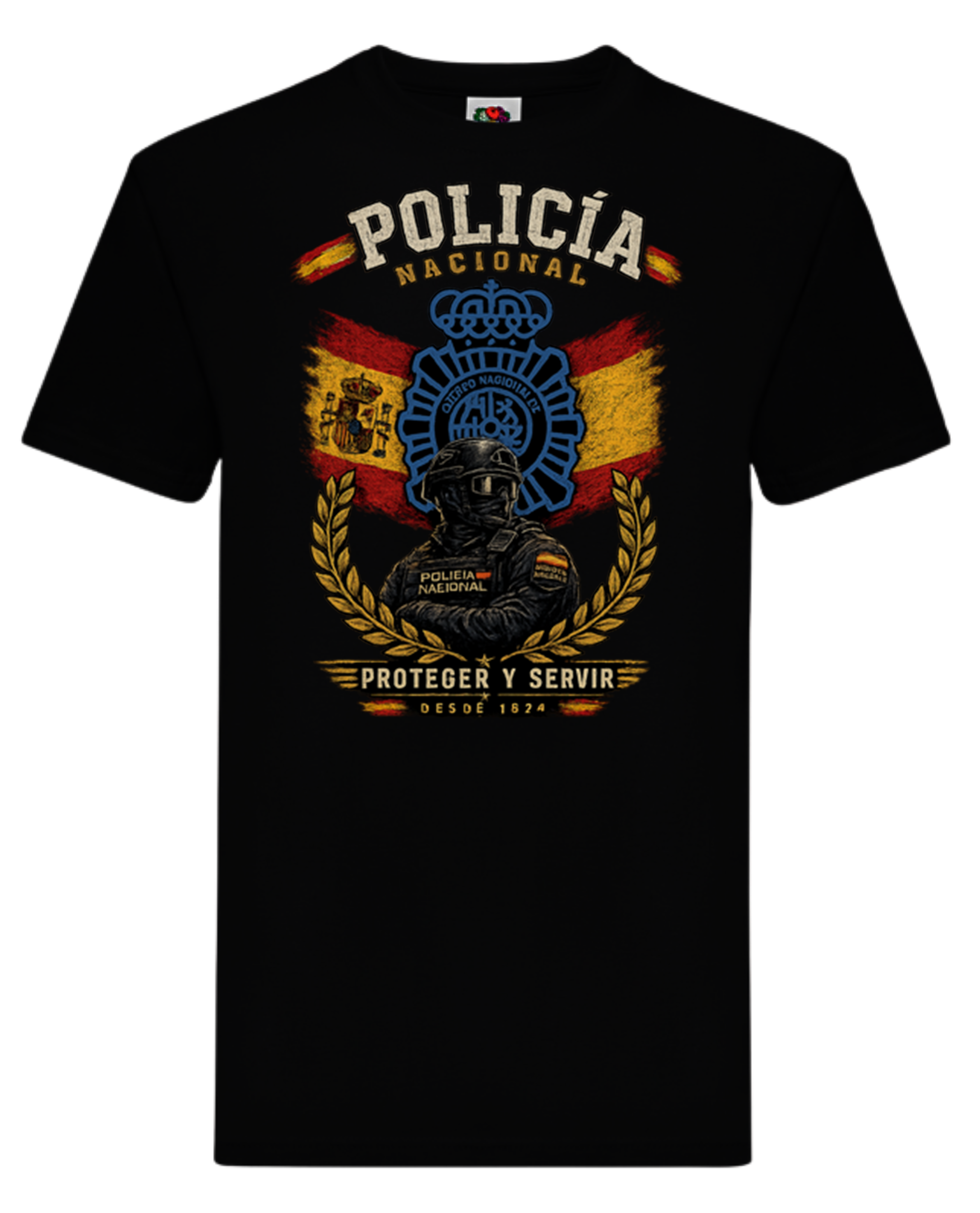 Camiseta Policía Nacional – Proteger y Servir – Edición Exclusiva