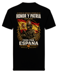 Camiseta Honor y Patria – Todo por España - Edición Exclusiva