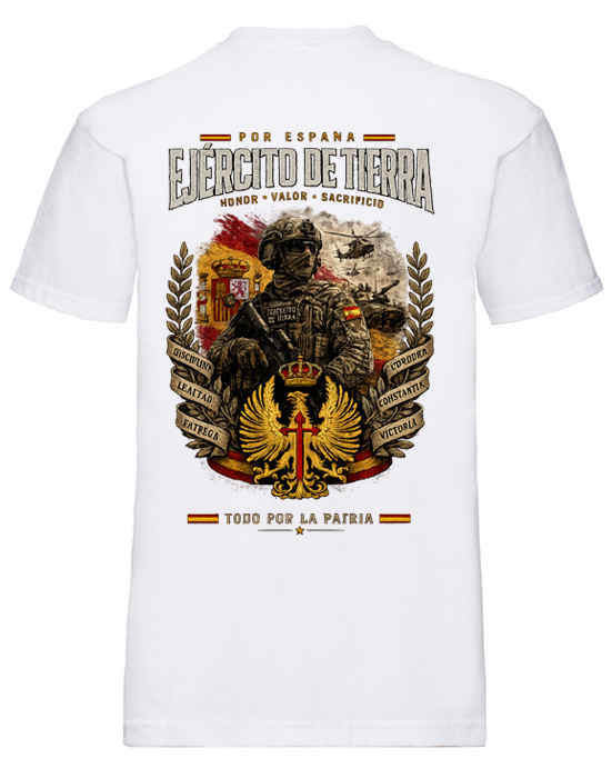 Camiseta Ejército de Tierra – Honor, Valor y Sacrificio - Edición Exclusiva