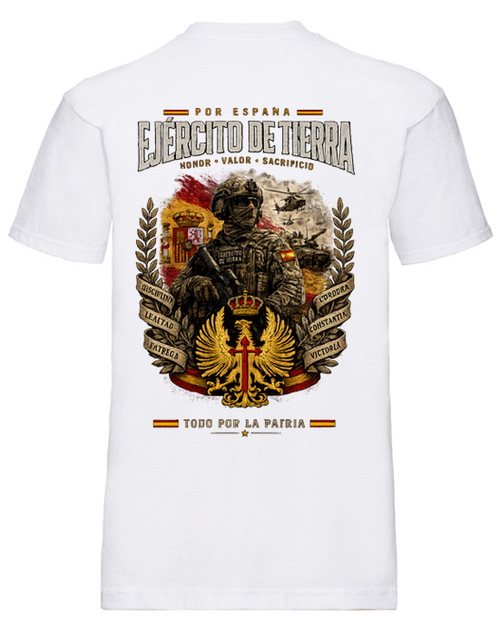 Camiseta Ejército de Tierra – Honor, Valor y Sacrificio - Edición Exclusiva