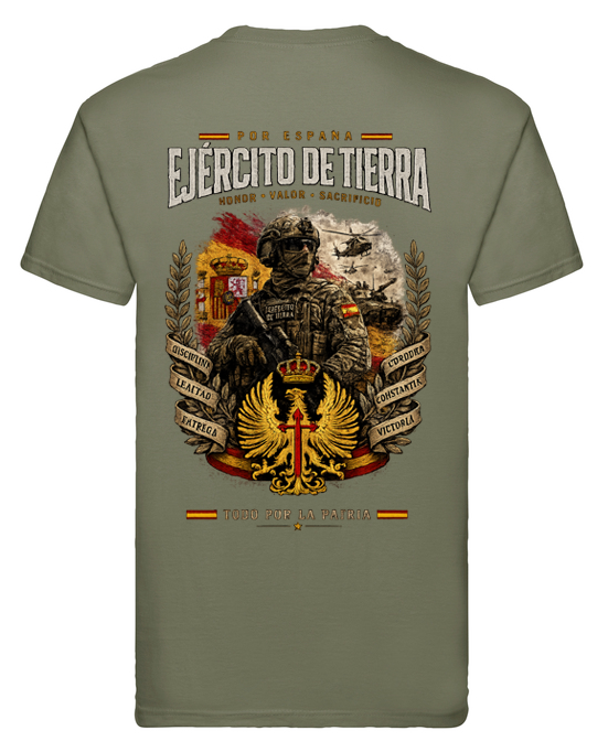 Camiseta Ejército de Tierra – Honor, Valor y Sacrificio - Edición Exclusiva