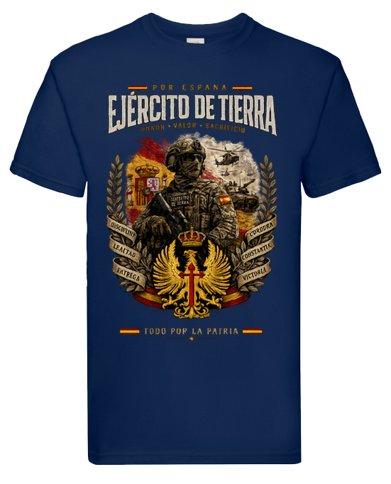Camiseta Ejército de Tierra – Honor, Valor y Sacrificio - Edición Exclusiva