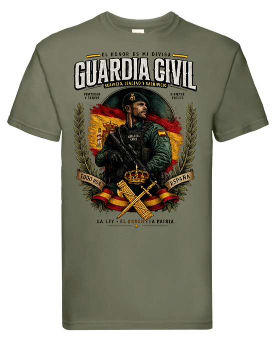 Camiseta Guardia Civil – El Honor es mi Divisa - Edición Exclusiva
