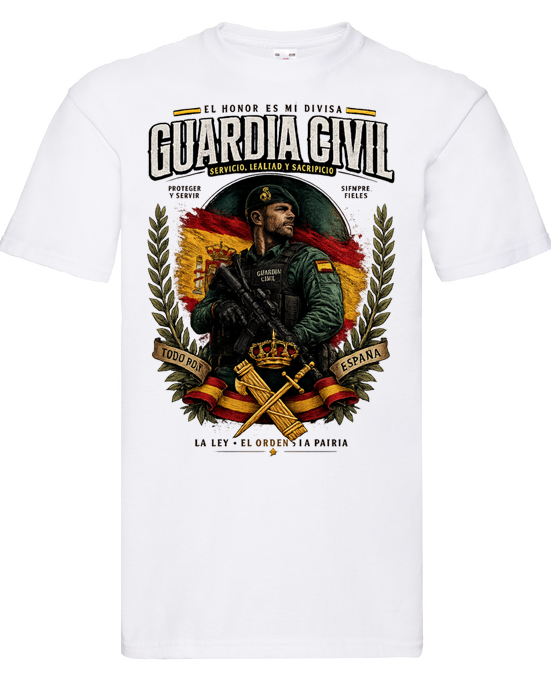 Camiseta Guardia Civil – El Honor es mi Divisa - Edición Exclusiva